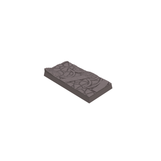 25x50mm Cobblestone Ruins Square Bases (Set of 10)