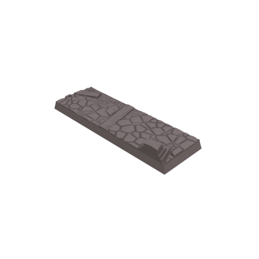 25x75mm Cobblestone Ruin Square Bases (Set of 5)