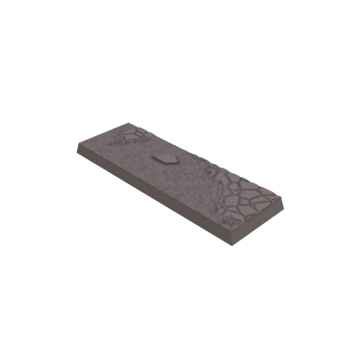 25x75mm Cobblestone Ruin Square Bases (Set of 5)