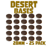 28.5mm Desert Round Bases (Set of 25)