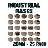 28.5mm Industrial Round Bases (Set of 25)