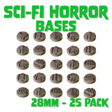 28.5mm Sci-fi Horror Round Bases (Set of 25)