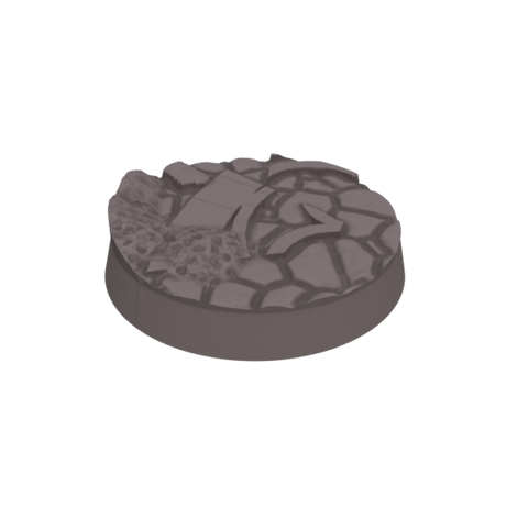 28.5mm Cobblestone Ruins Round Bases (Set of 25)