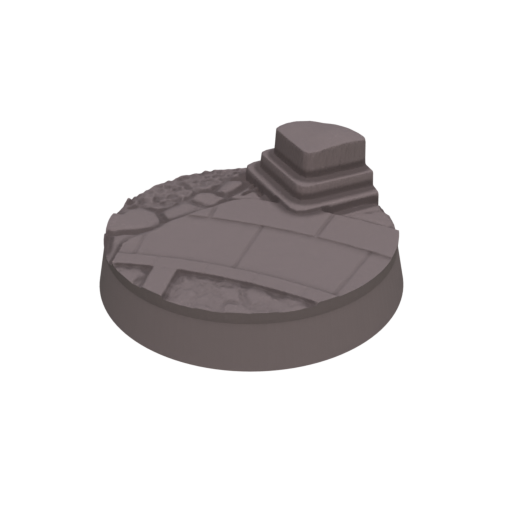 Cobblestone Ruins Round Bases