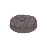 28.5mm Cobblestone Ruins Round Bases (Set of 25)