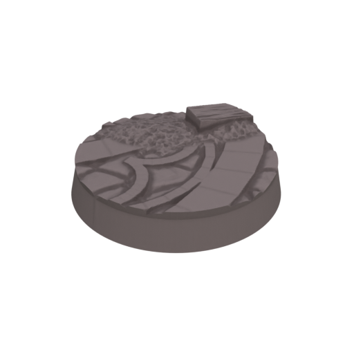 28.5mm Cobblestone Ruins Round Bases (Set of 25)