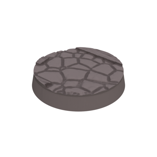 28.5mm Cobblestone Ruins Round Bases (Set of 25)