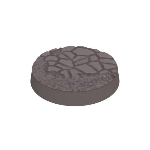 28.5mm Cobblestone Ruins Round Bases (Set of 25)