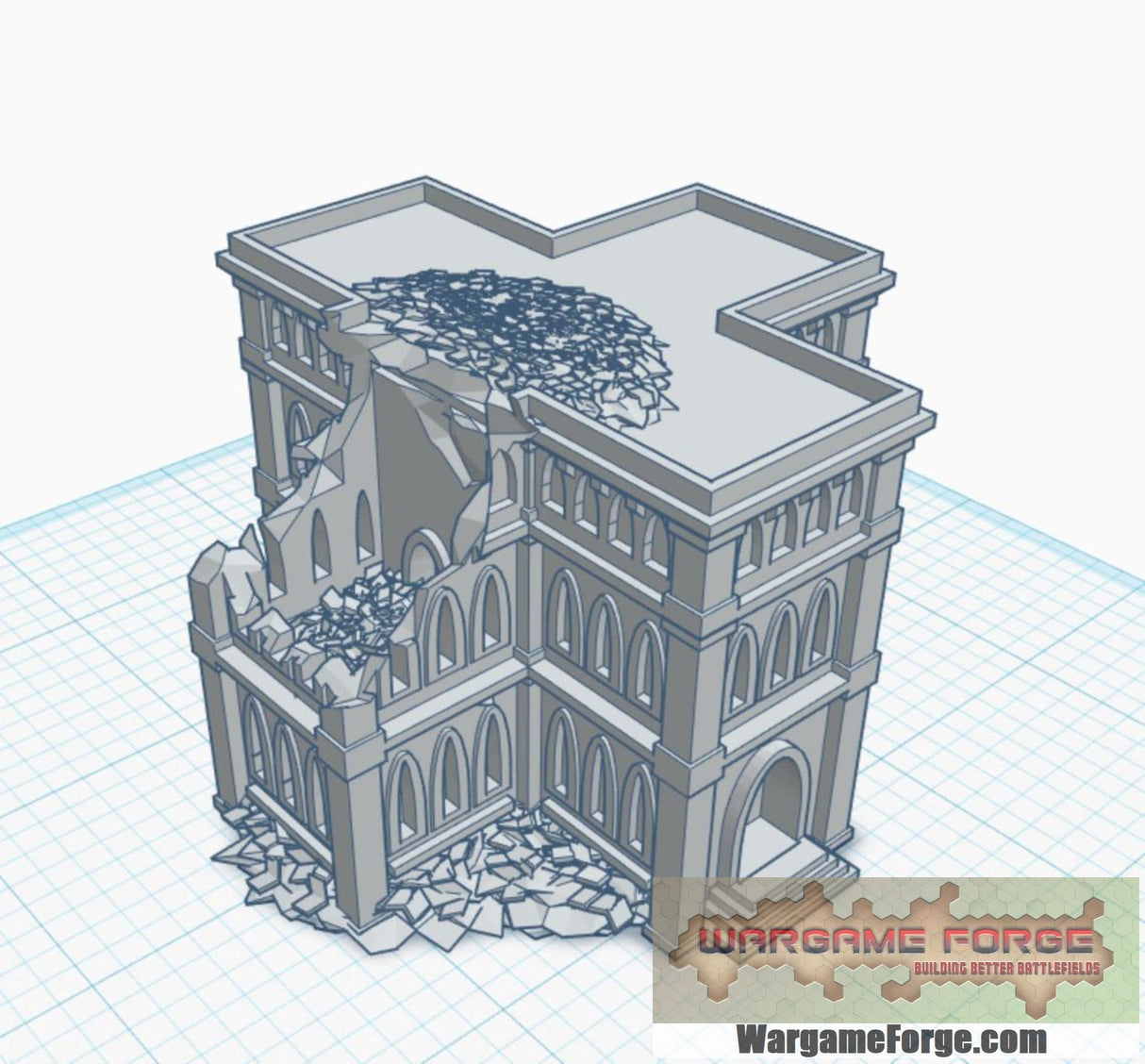 6mm / 8mm Gothic Ruins Mega Bundle (100 STLs)