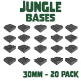 30mm Jungle Square Bases (Set of 20)