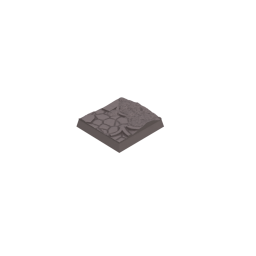 30mm Cobblestone Ruins Square Bases (Set of 20)