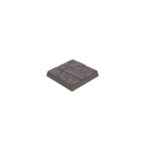 Cobblestone Ruins Square Bases