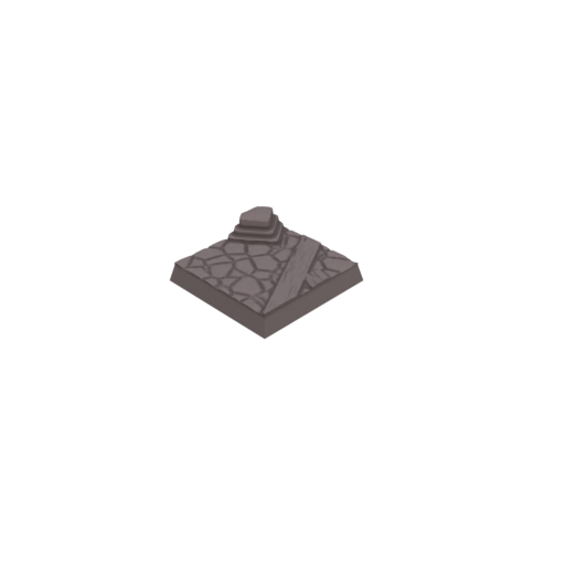 30mm Cobblestone Ruins Square Bases (Set of 20)