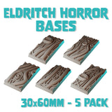 30x60mm Eldritch Horror Square Bases (Set of 5)