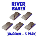 30x60mm River Square Bases (Set of 5)