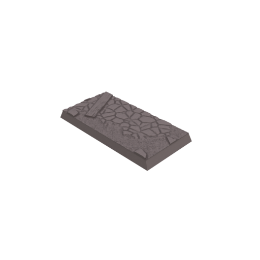 30x60mm Cobblestone Ruined Square Bases (Set of 5)