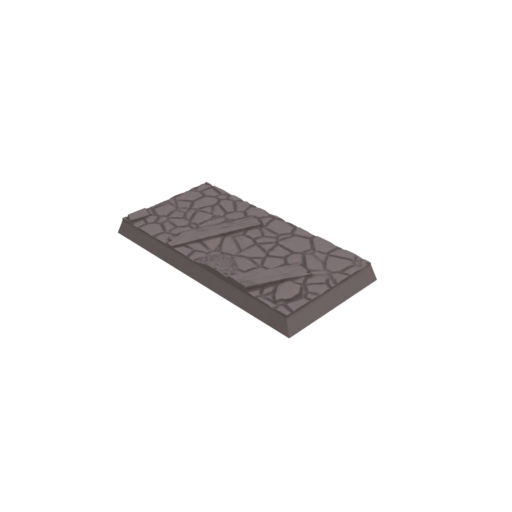 30x60mm Cobblestone Ruined Square Bases (Set of 5)