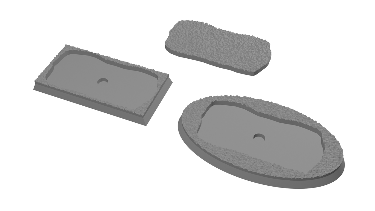 Rank and Flank Desert Base Adapters (45 STLs)