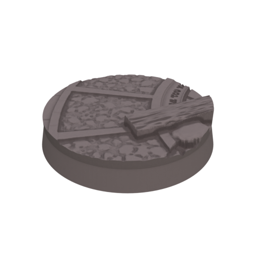 32mm Cobblestone Ruins Round Bases (Set of 20)