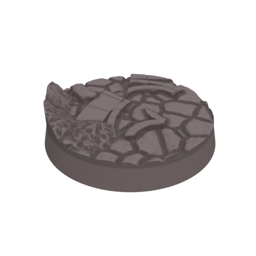 Cobblestone Ruins Round Bases