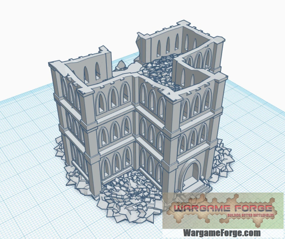 6mm / 8mm Gothic Ruins Mighty Bundle (50 STLs)