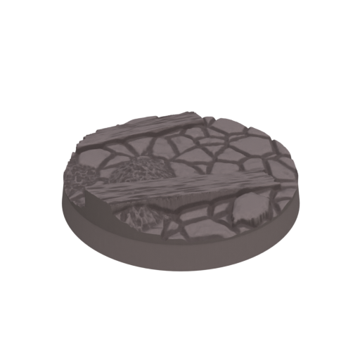 40mm Cobblestone Ruins Round Bases (Set of 15)