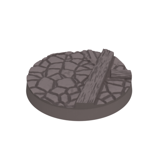 40mm Cobblestone Ruins Round Bases (Set of 15)