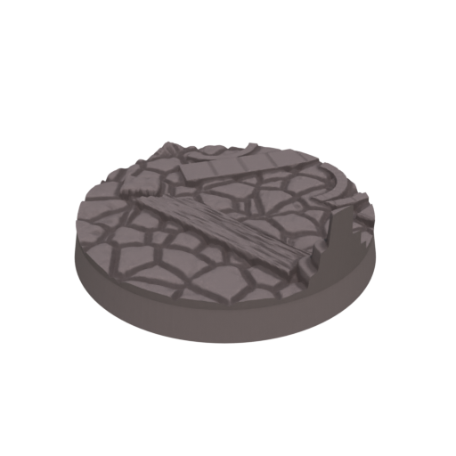 40mm Cobblestone Ruins Round Bases (Set of 15)