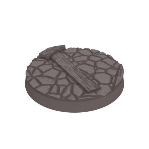 Cobblestone Ruins Round Bases