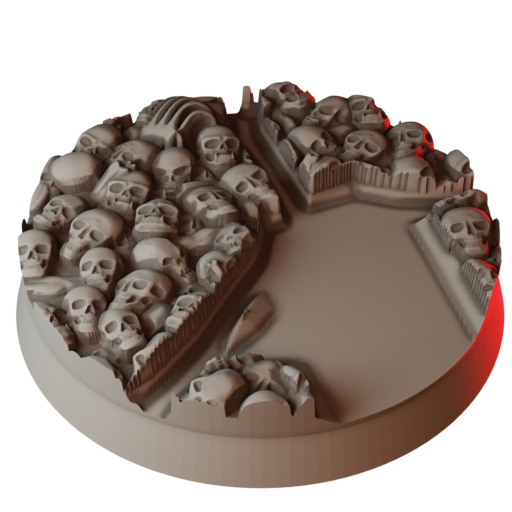 40mm Skull Round Bases (Set of 15)