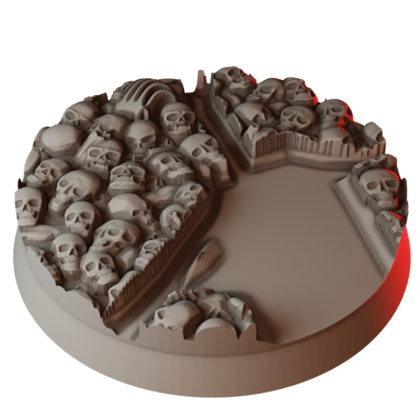 40mm Skull Round Bases (Set of 15)