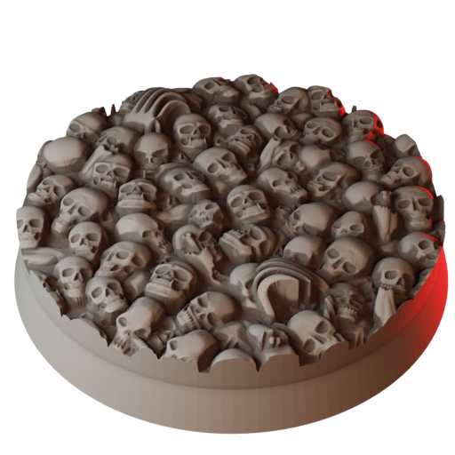 40mm Skull Round Bases (Set of 15)