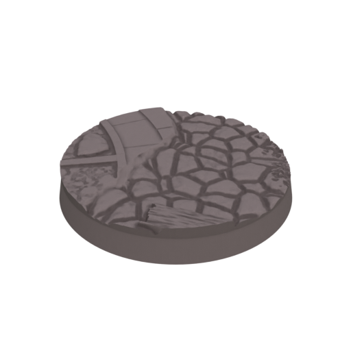 40mm Cobblestone Ruins Round Bases (Set of 15)