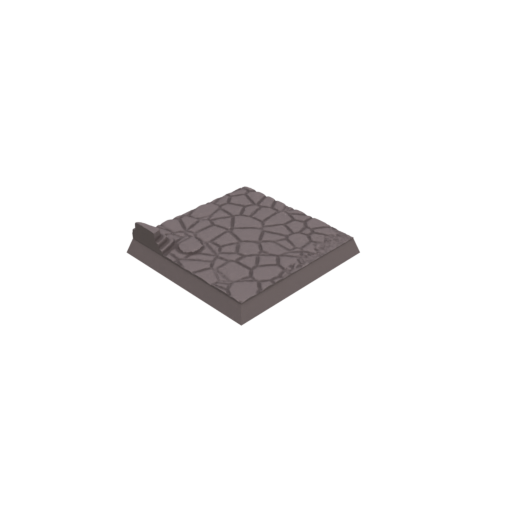 Cobblestone Ruins Square Bases