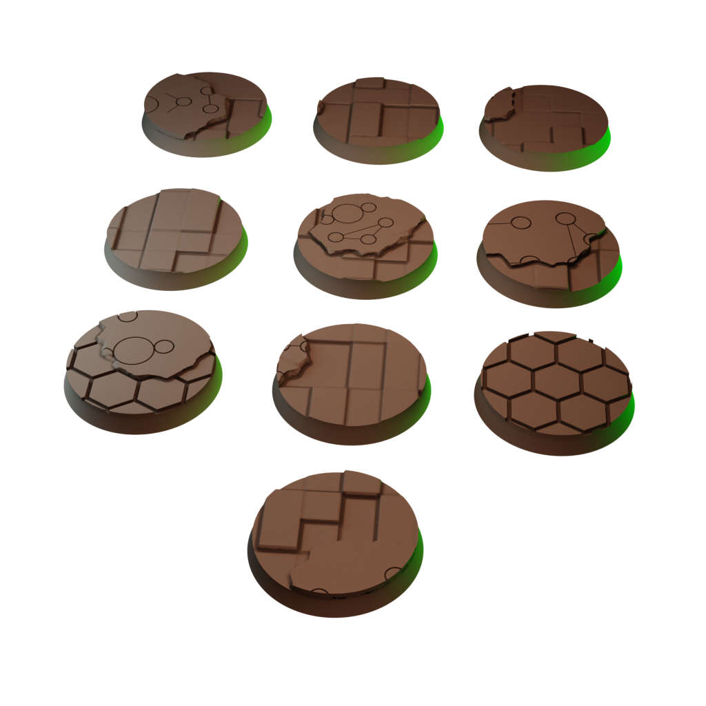 40mm Ancient Horror Round Bases (Set of 15)