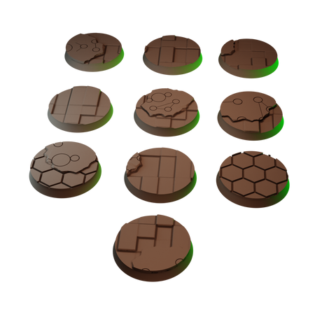 40mm Ancient Horror Round Bases (Set of 15)