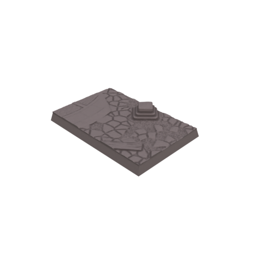 40x60mm cobblestone Ruins Square Bases (Set of 5)