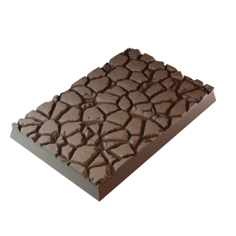 40x60mm Cobblestone Square Bases (Set of 5)