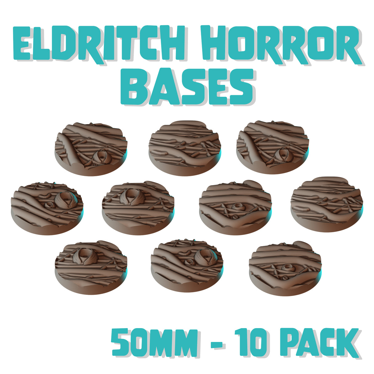 50mm Eldritch Horror Round Bases (Set of 10)