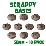 50mm Scrappy Round Bases (Set of 10)