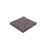 50mm Cobblestone Ruins Square Bases (Set of 5)