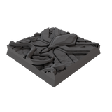 50mm Jungle Square Bases (Set of 5)