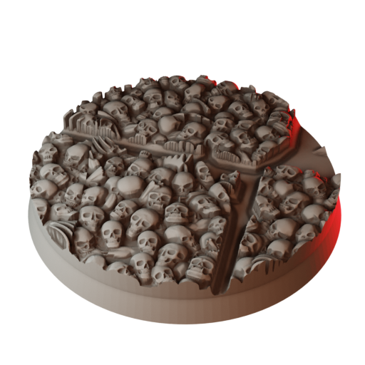 50mm Skull Round Bases (Set of 10)