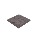 50mm Cobblestone Ruins Square Bases (Set of 5)