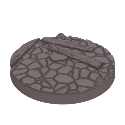 Cobblestone Ruins Round Bases