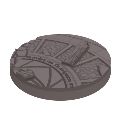 Cobblestone Ruins Round Bases