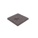 Cobblestone Ruins Square Bases