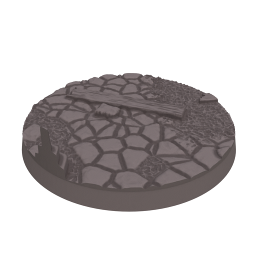 Cobblestone Ruins Round Bases