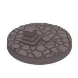 50mm Cobblestone Ruins Round Bases (Set of 10)