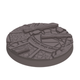 50mm Cobblestone Ruins Round Bases (Set of 10)